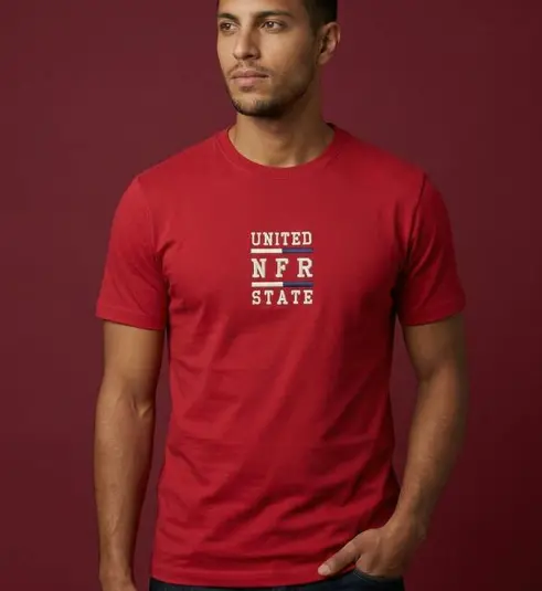 Camiseta NFR United State Vermelha