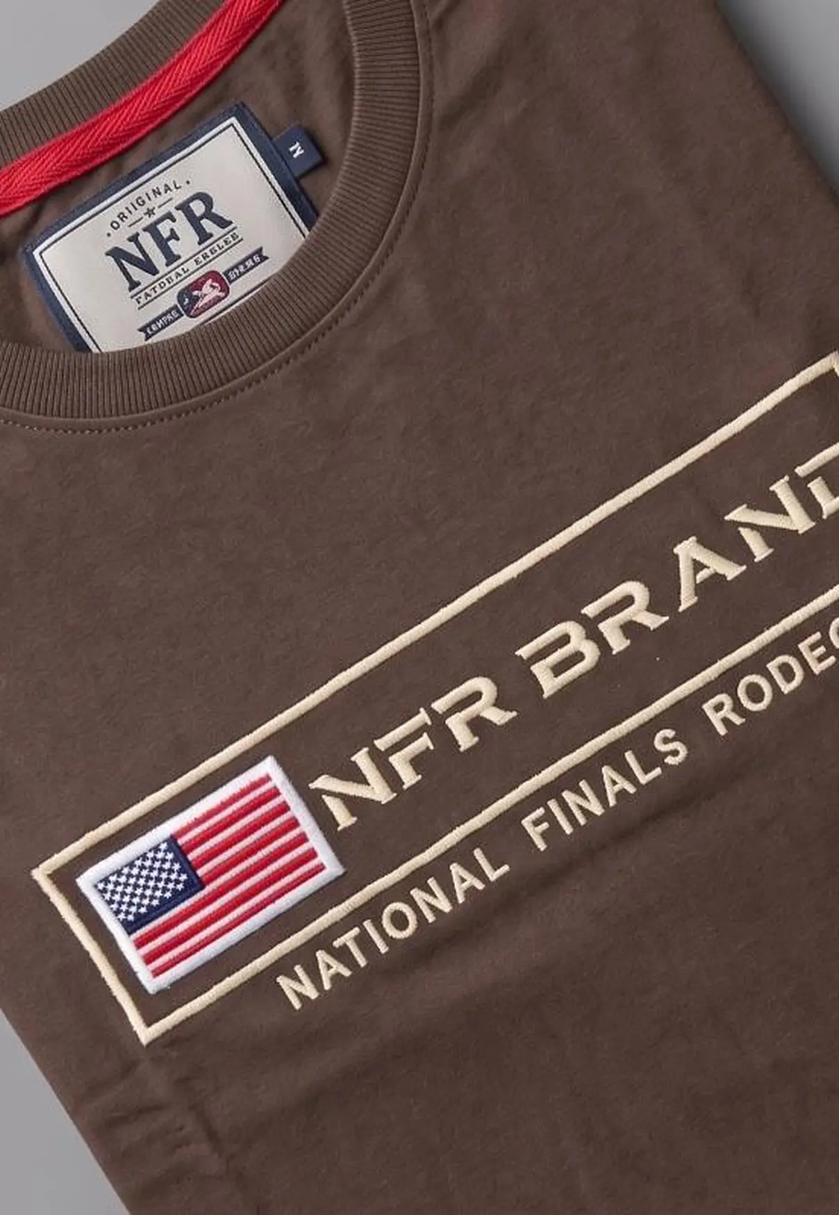 Camiseta NFR National Finals Rodeo Brown