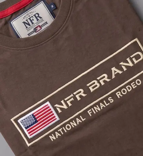 Camiseta NFR National Finals Rodeo Brown