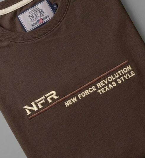 Camiseta NFR Texas Style Brown