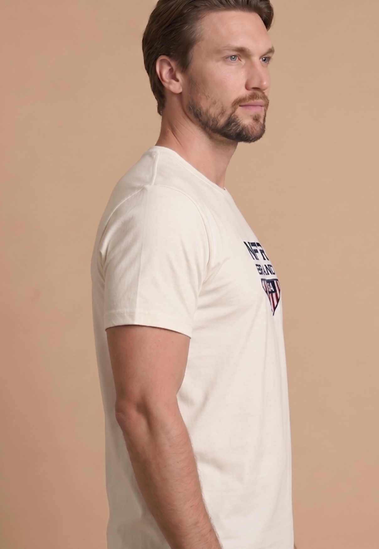 Camiseta NFR Brand USA Off White
