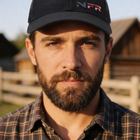 Boné NFR USA Black Trucker - imagem 4