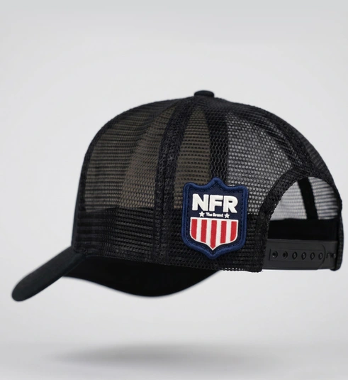 Boné NFR USA Black Trucker