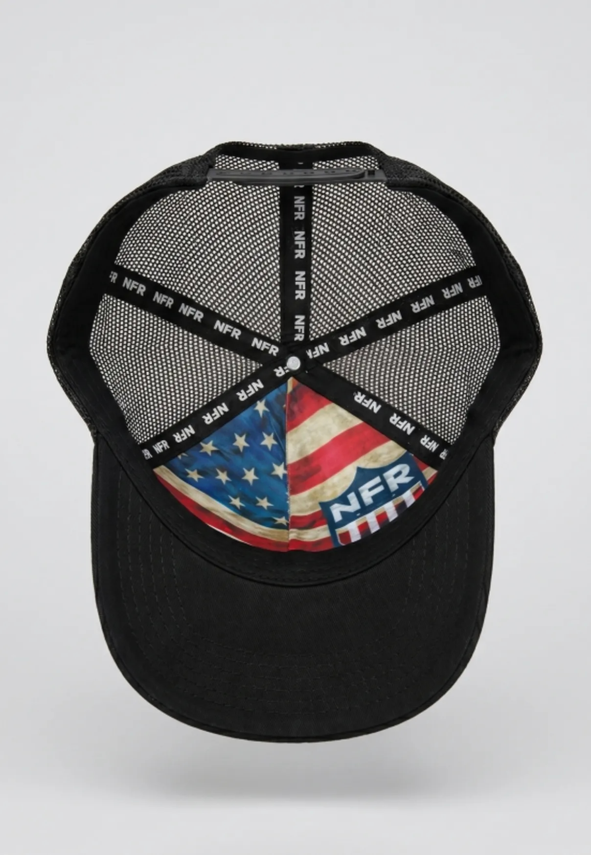 Boné NFR USA Black Trucker