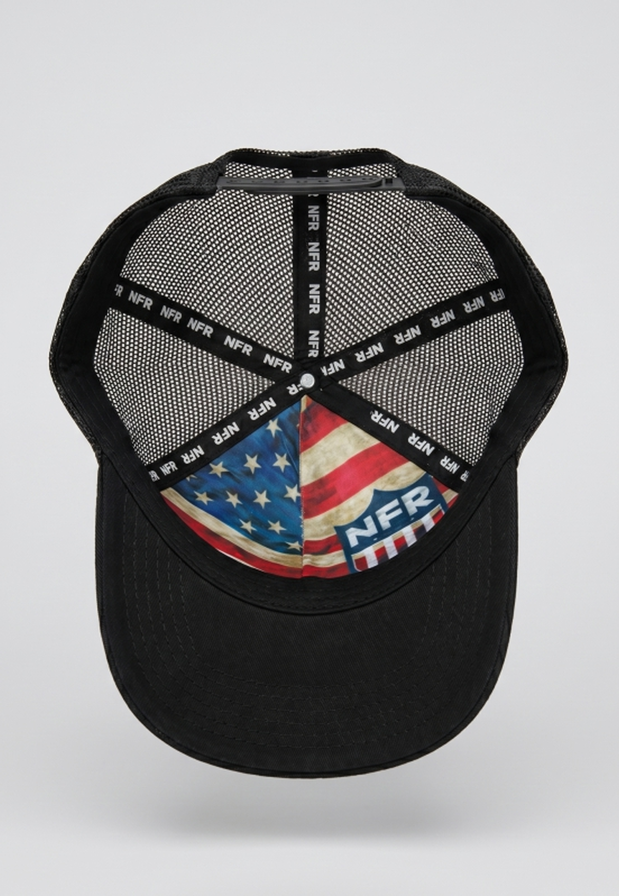 Boné NFR USA Black Trucker