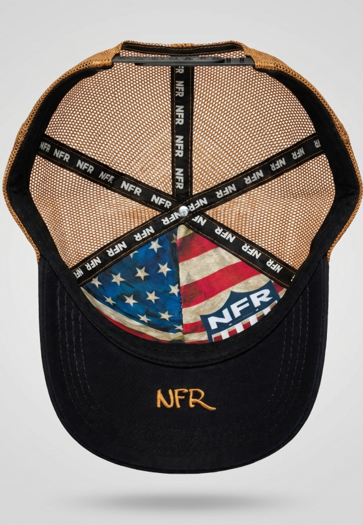 Boné NFR Black Camel Trucker