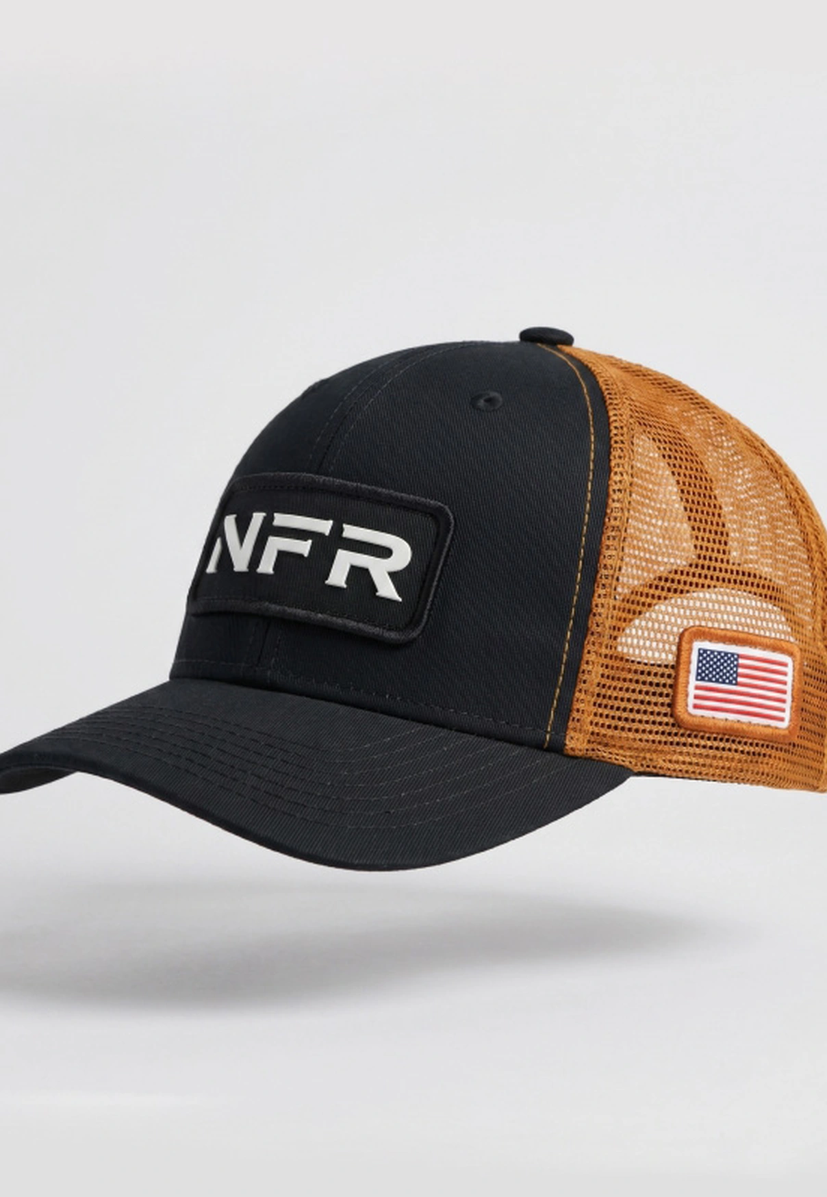 Boné NFR Black Camel Trucker