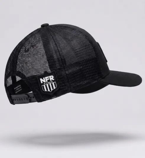 Boné NFR Black Trucker