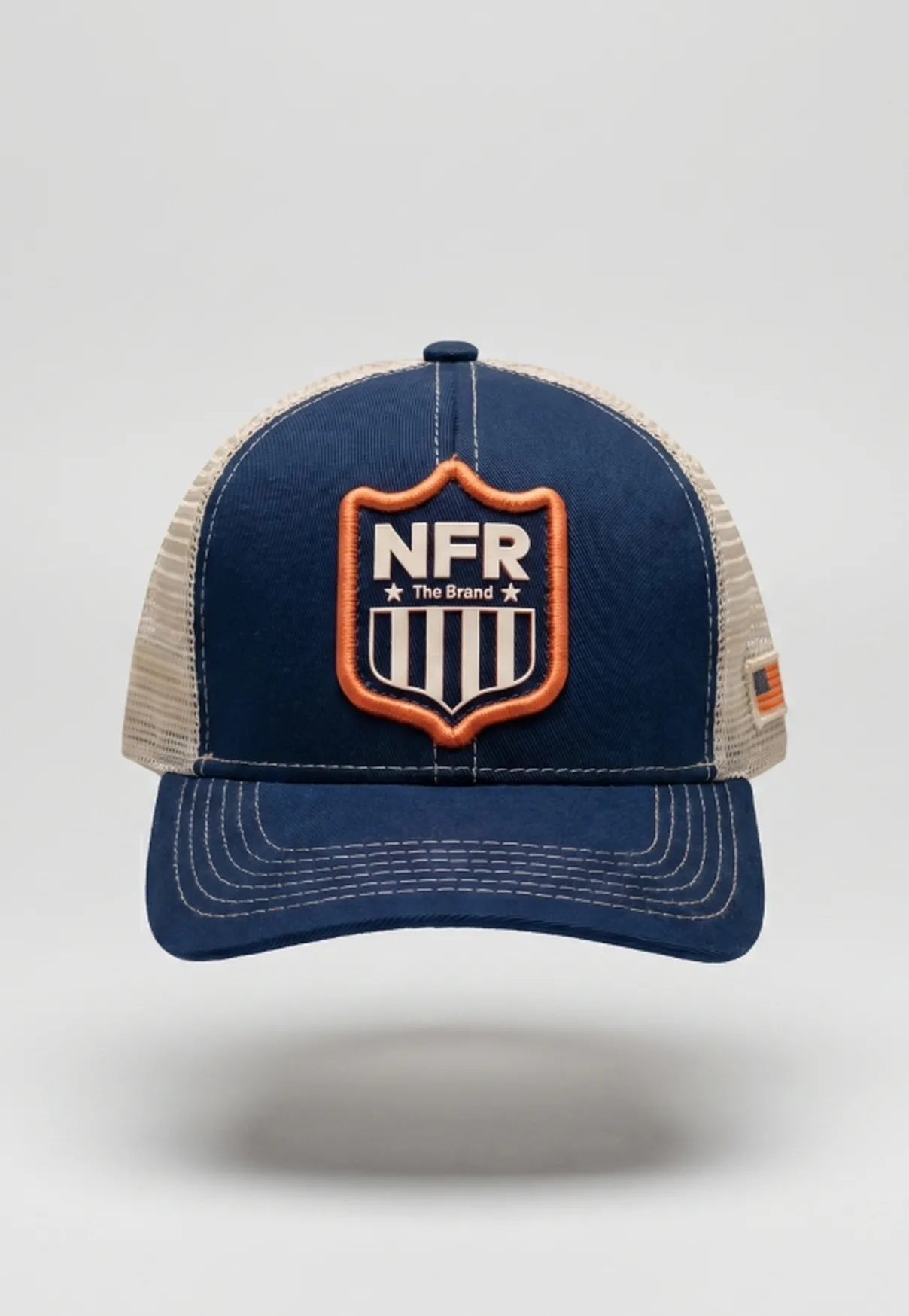Boné NFR Navy Desert Trucker