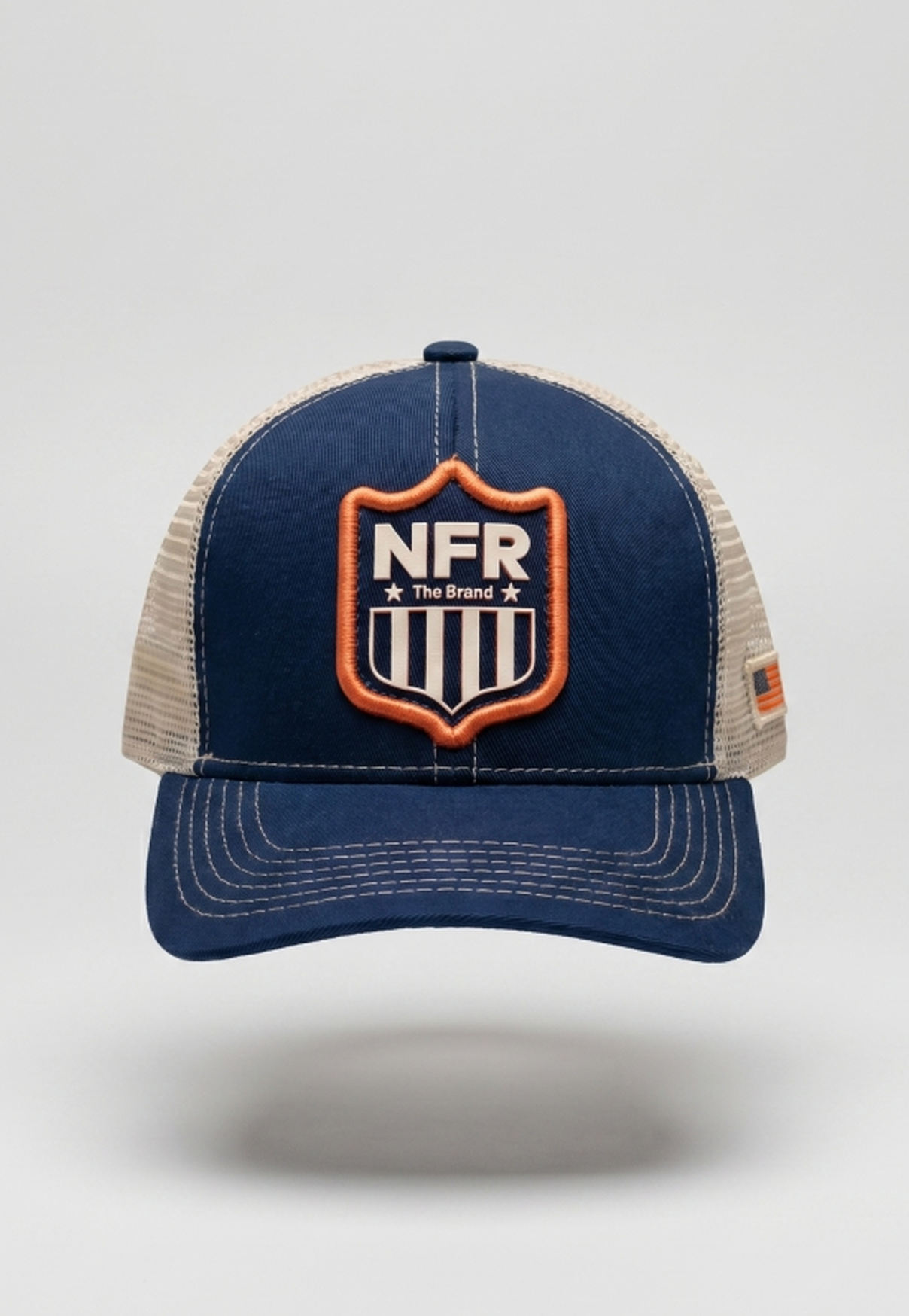 Boné NFR Navy Desert Trucker