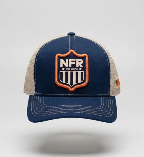 Boné NFR Navy Desert Trucker