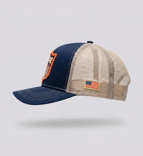 Boné NFR Navy Desert Trucker