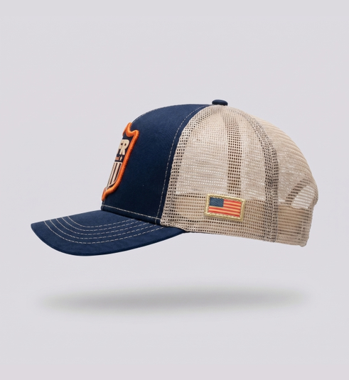 Boné NFR Navy Desert Trucker
