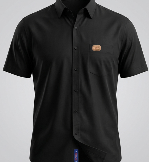 Camisa Masculina NFR Black Premium Manga Curta