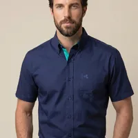 Camisa Masculina NFR Blue Premium Manga Curta - imagem 1