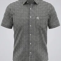 Camisa Masculina NFR Xadrez Black Premium Manga Curta - imagem 2