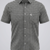 Camisa Masculina NFR Xadrez Black Premium Manga Curta - imagem 2