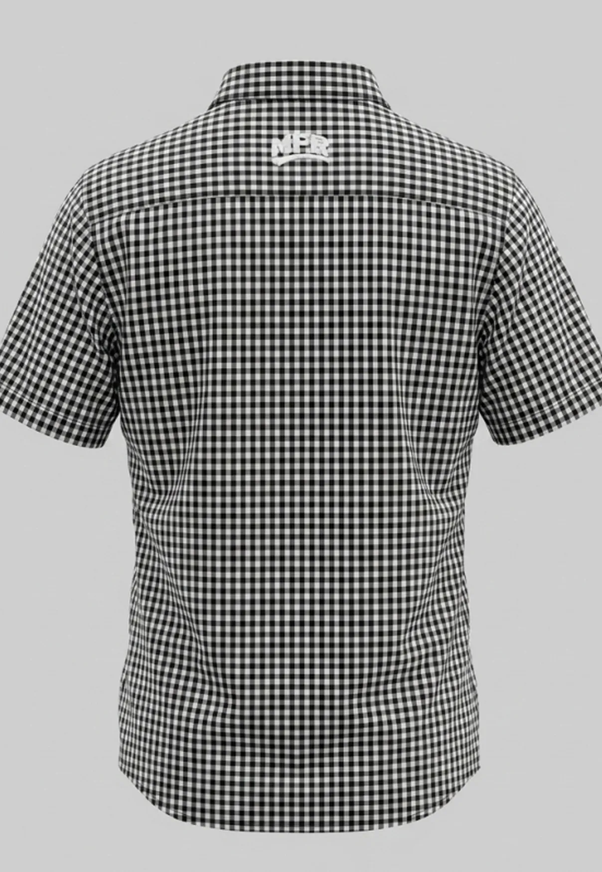 Camisa Masculina NFR Xadrez Black Premium Manga Curta
