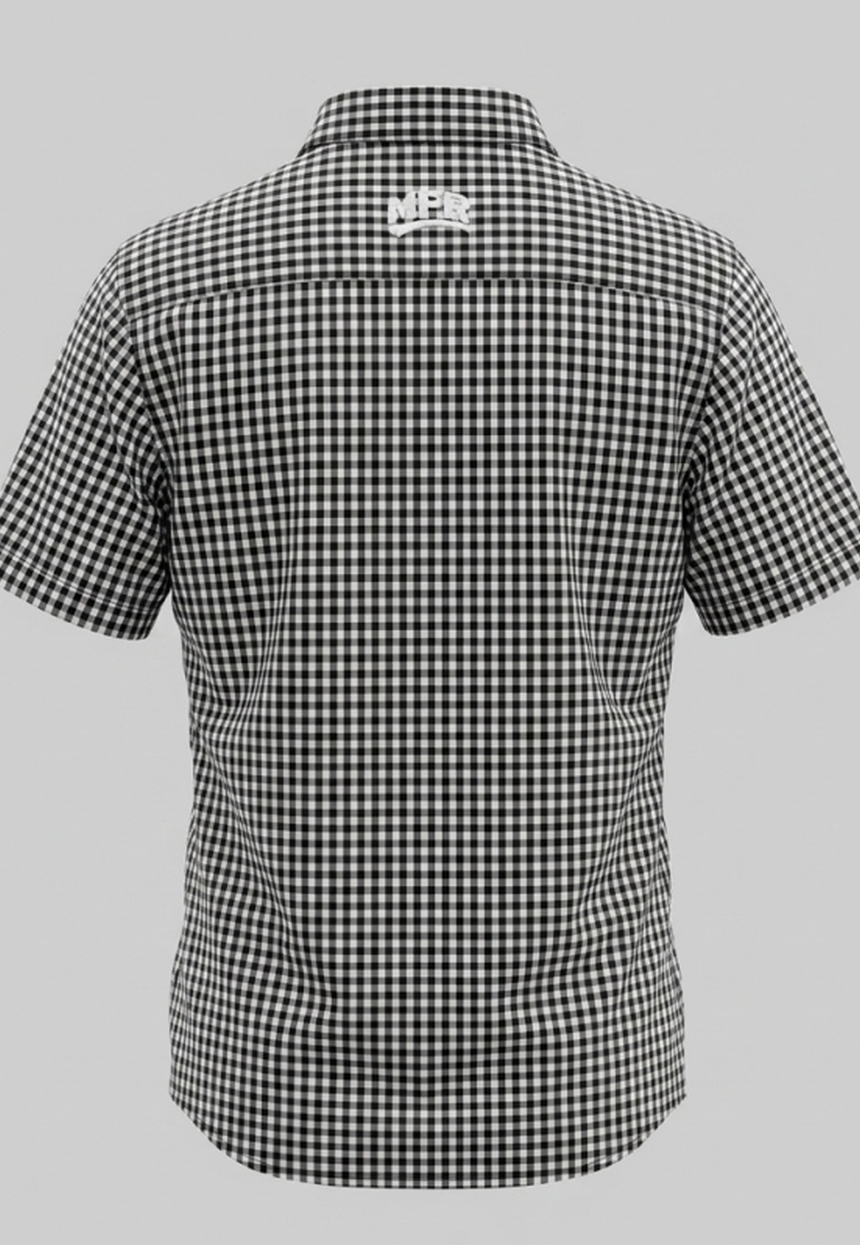 Camisa Masculina NFR Xadrez Black Premium Manga Curta