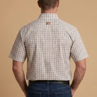 Camisa Masculina NFR Xadrez Areia Premium Manga Curta - imagem 5