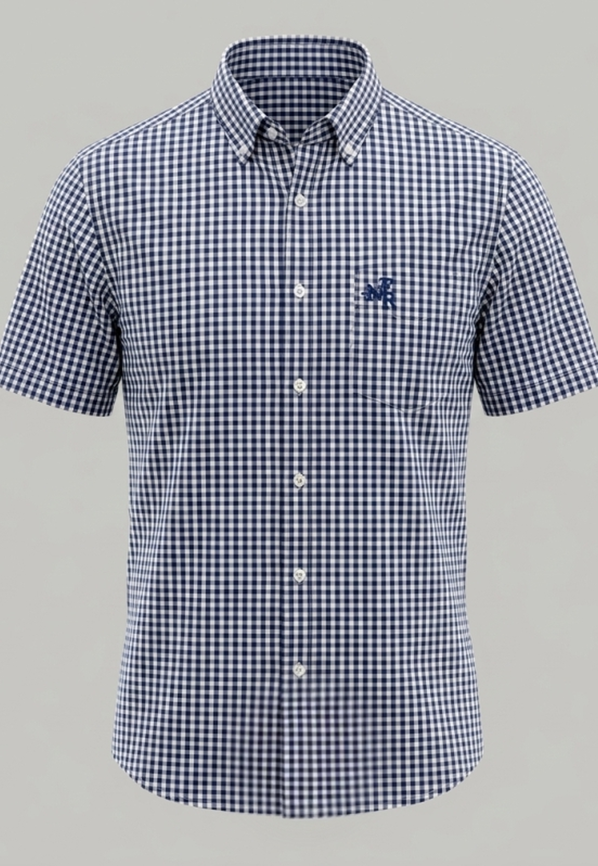 Camisa Masculina NFR Xadrez Premium Manga Curta