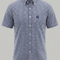 Camisa Masculina NFR Xadrez Premium Manga Curta - imagem 2