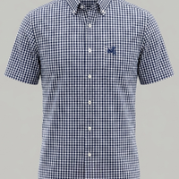 Camisa Masculina NFR Xadrez Premium Manga Curta - imagem 2