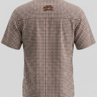 Camisa Masculina NFR Xadrez Brown Premium Manga Curta - imagem 4