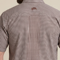 Camisa Masculina NFR Xadrez Brown Premium Manga Curta - imagem 5