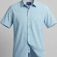 Camisa Masculina NFR Xadrez Sky Manga Curta - imagem 2