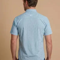 Camisa Masculina NFR Xadrez Sky Manga Curta - imagem 5