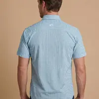 Camisa Masculina NFR Xadrez Sky Manga Curta - imagem 5