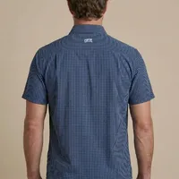 Camisa Masculina NFR Xadrez Azul Premium Manga Curta - imagem 4