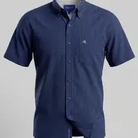 Camisa Masculina NFR Xadrez Azul Premium Manga Curta - imagem 2