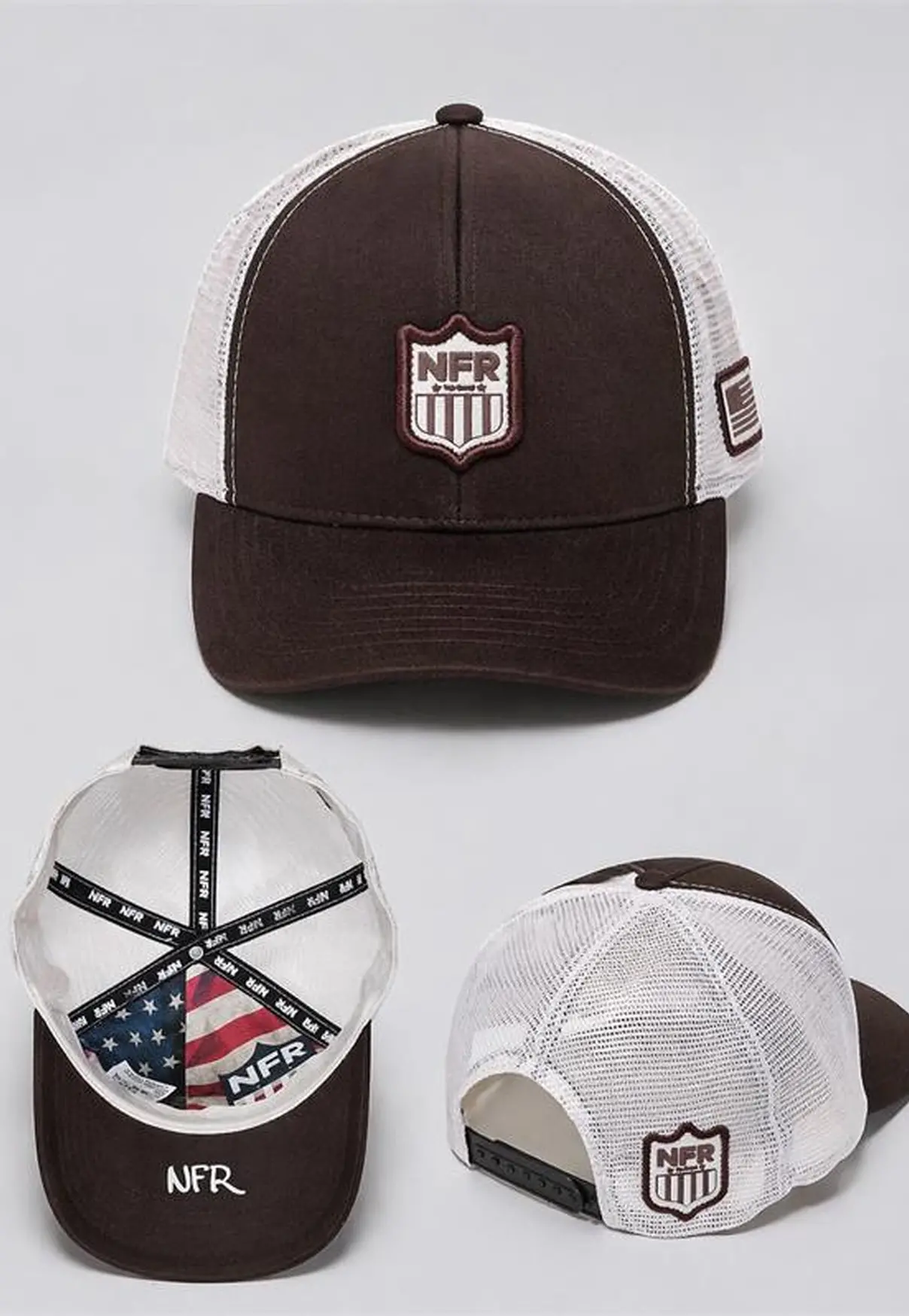 Boné Trucker NFR Marrom