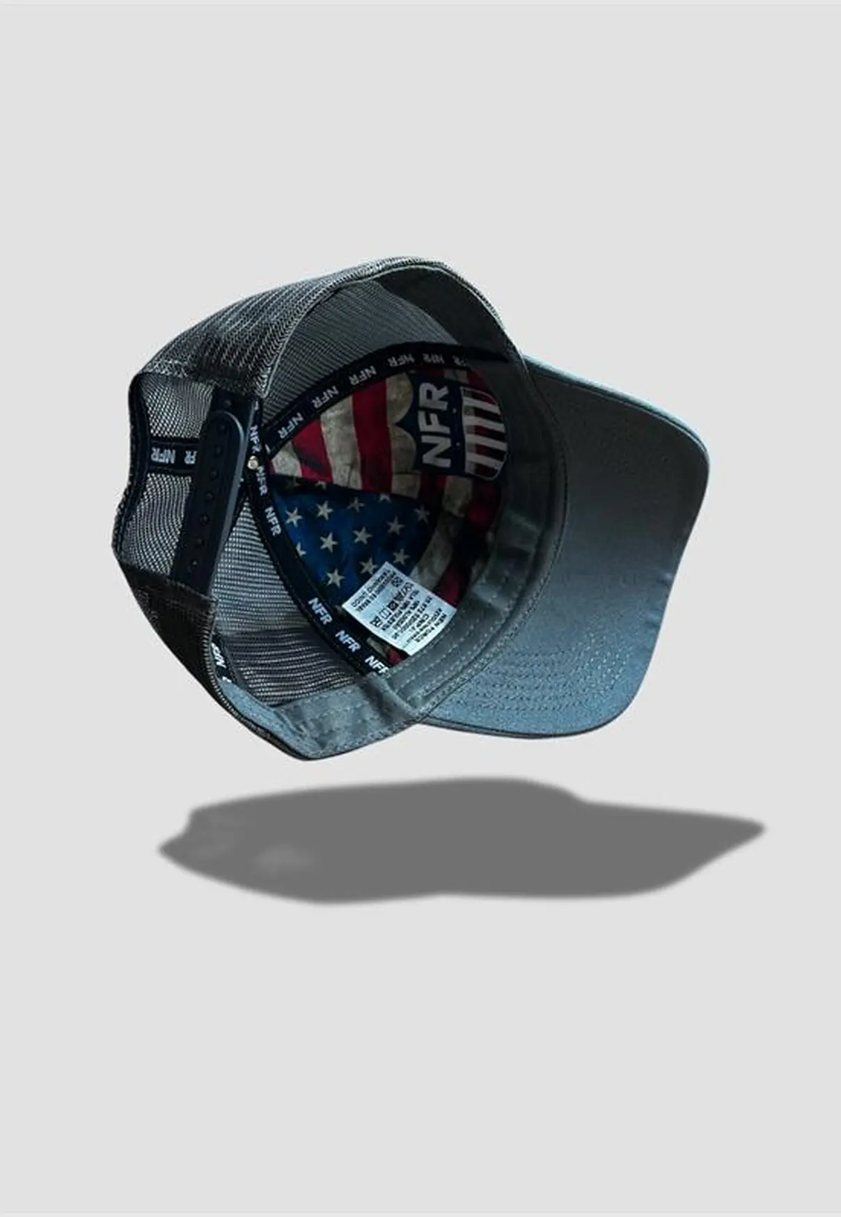 Boné Trucker NFR Silver USA