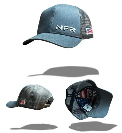 Boné Trucker NFR Silver USA