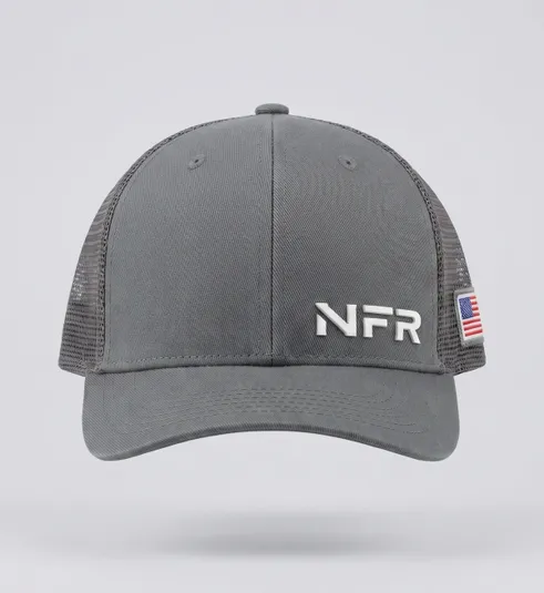 Boné Trucker NFR Silver USA