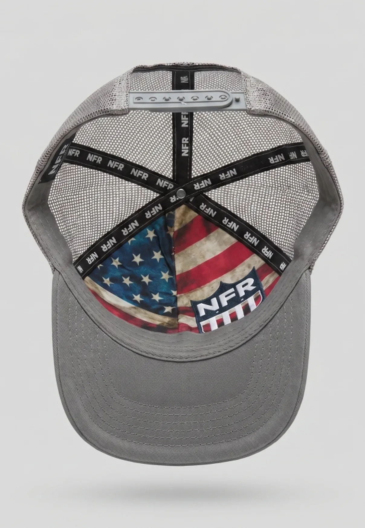 Boné Trucker NFR Silver USA