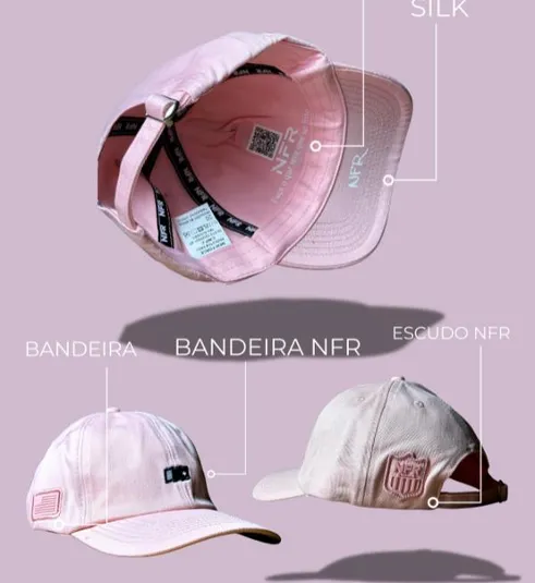 Boné Dad Hat NFR Rosa