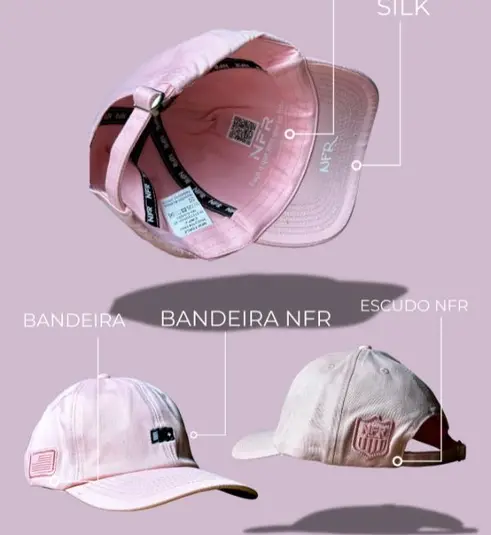 Boné Dad Hat NFR Rosa