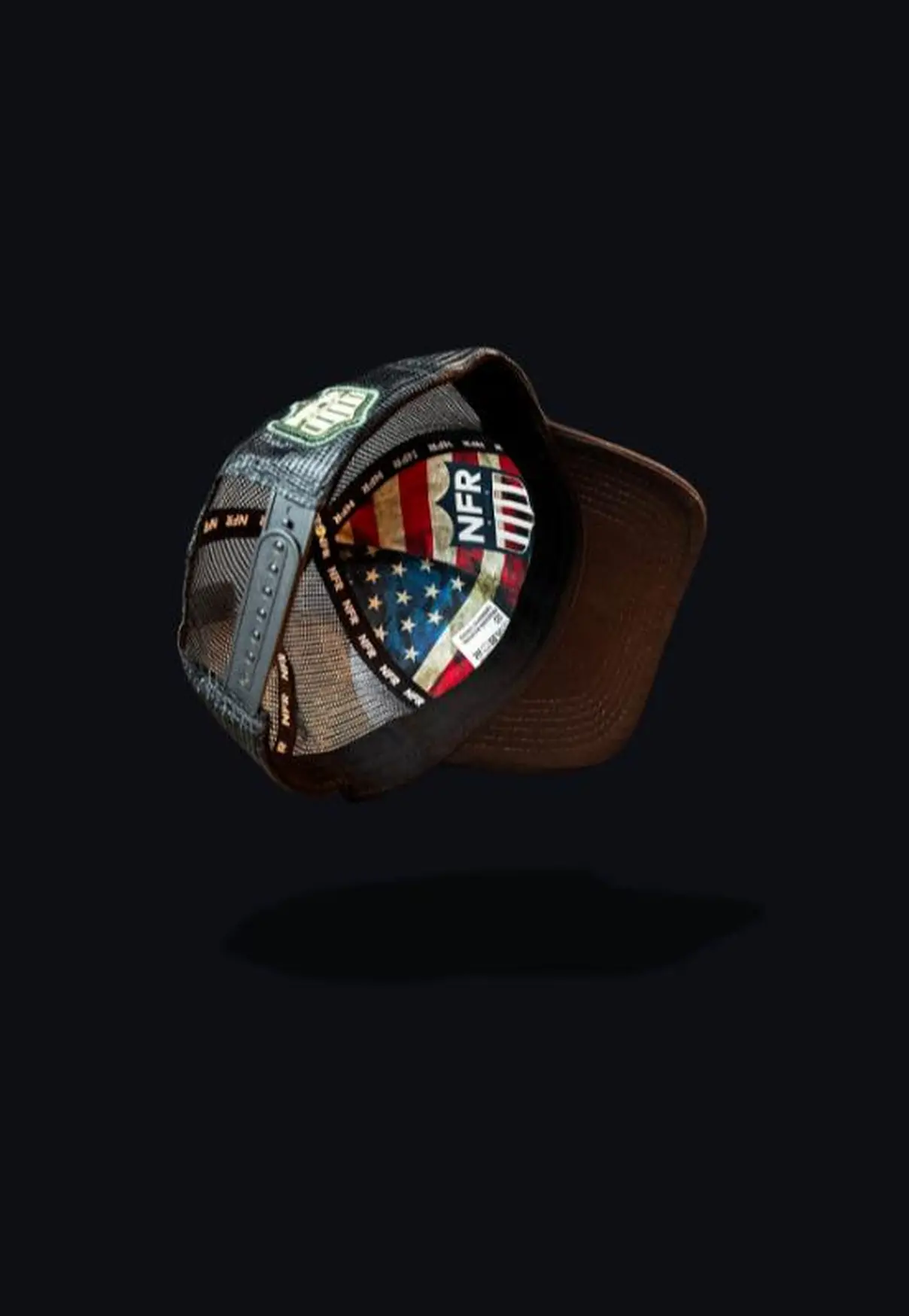 Boné Trucker NFR Camuflado Black