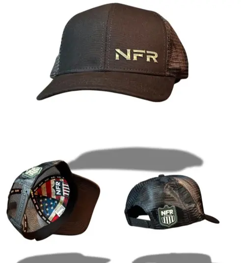 Boné Trucker NFR Camuflado Black