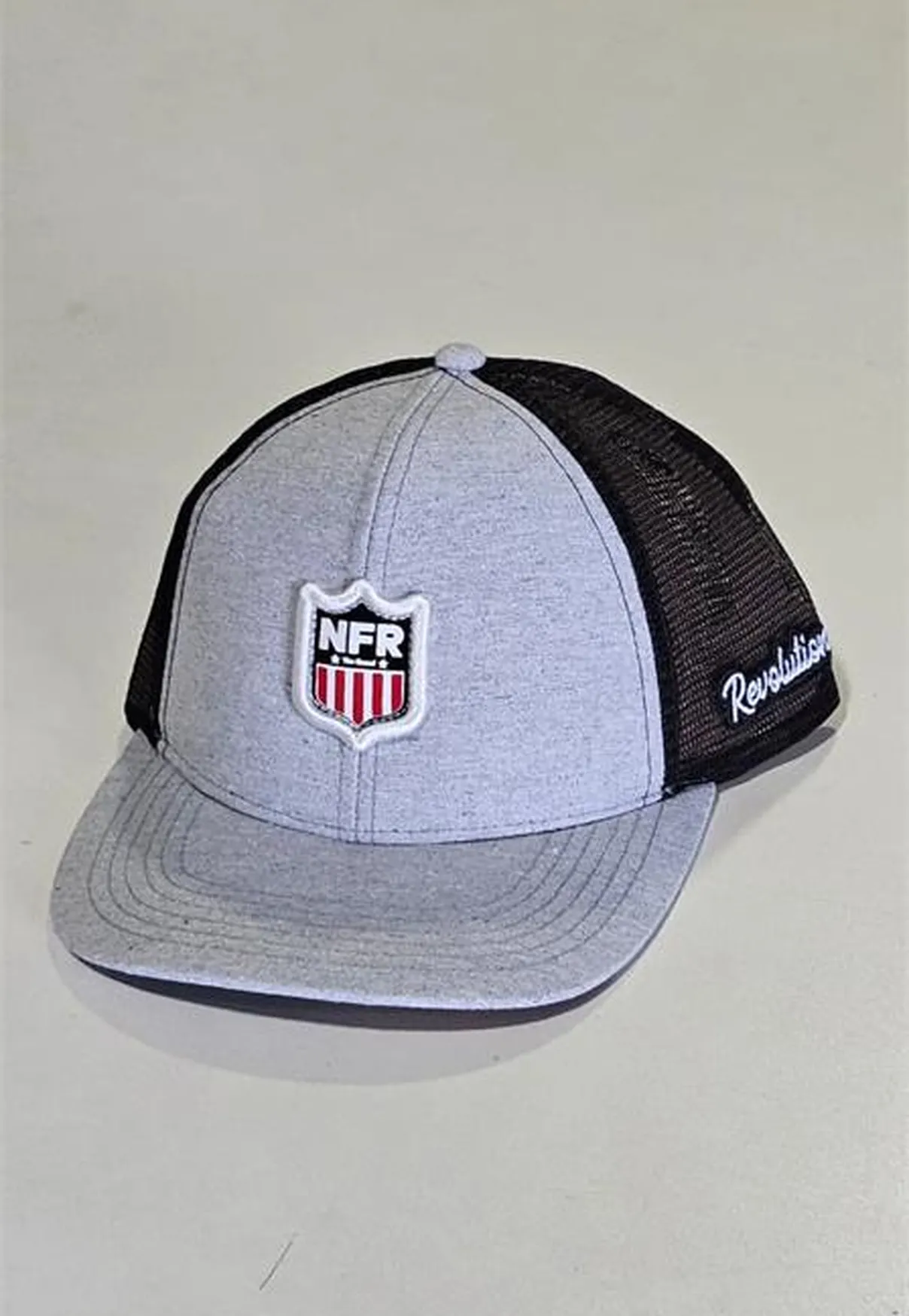 Boné Trucker NFR Cinza Mescla/Preto