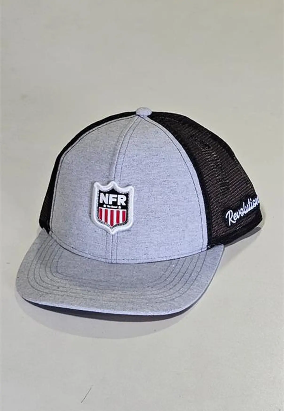 Boné Trucker NFR Cinza Mescla/Preto