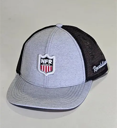 Boné Trucker NFR Cinza Mescla/Preto