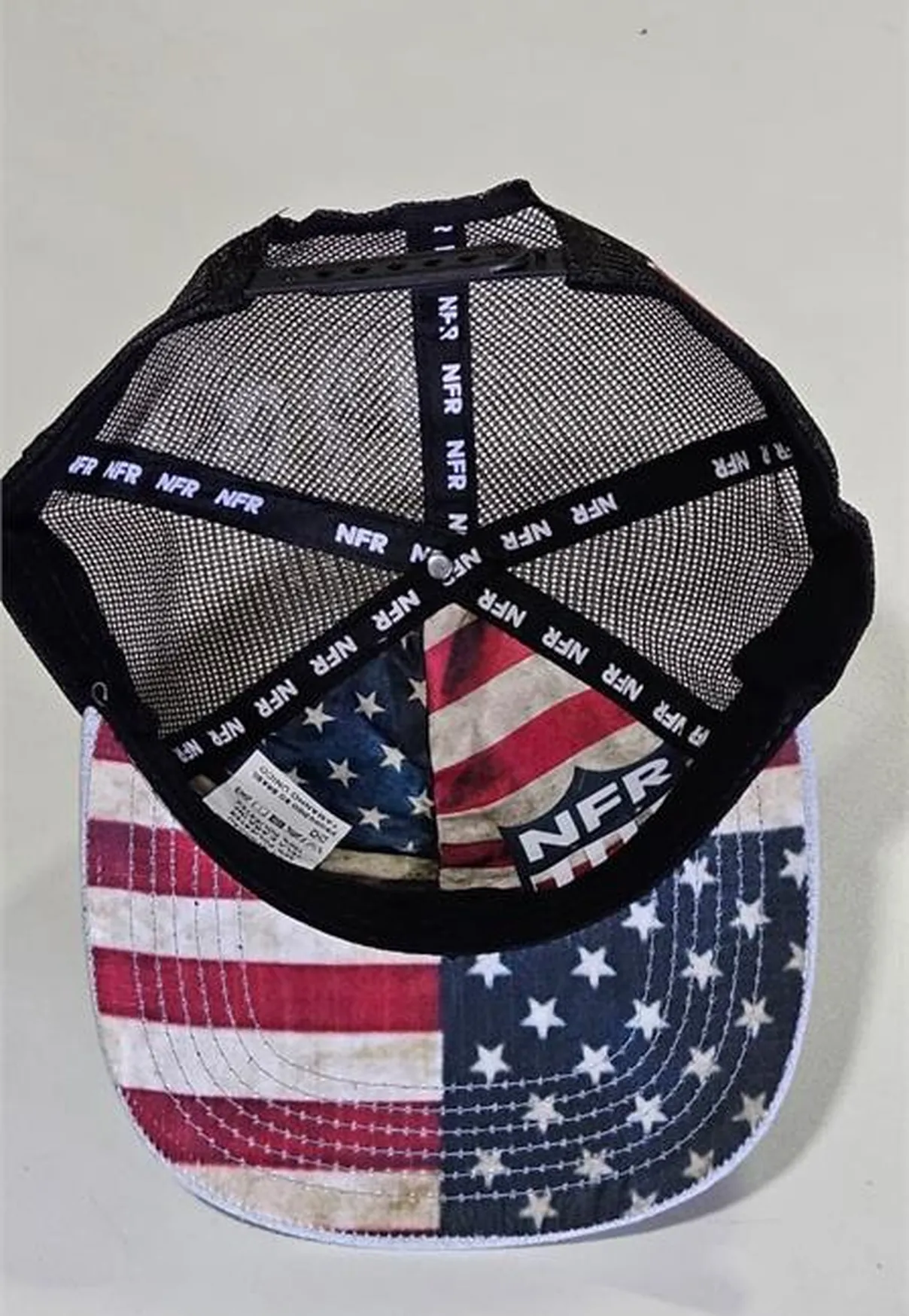 Boné Trucker NFR Cinza Mescla/Preto