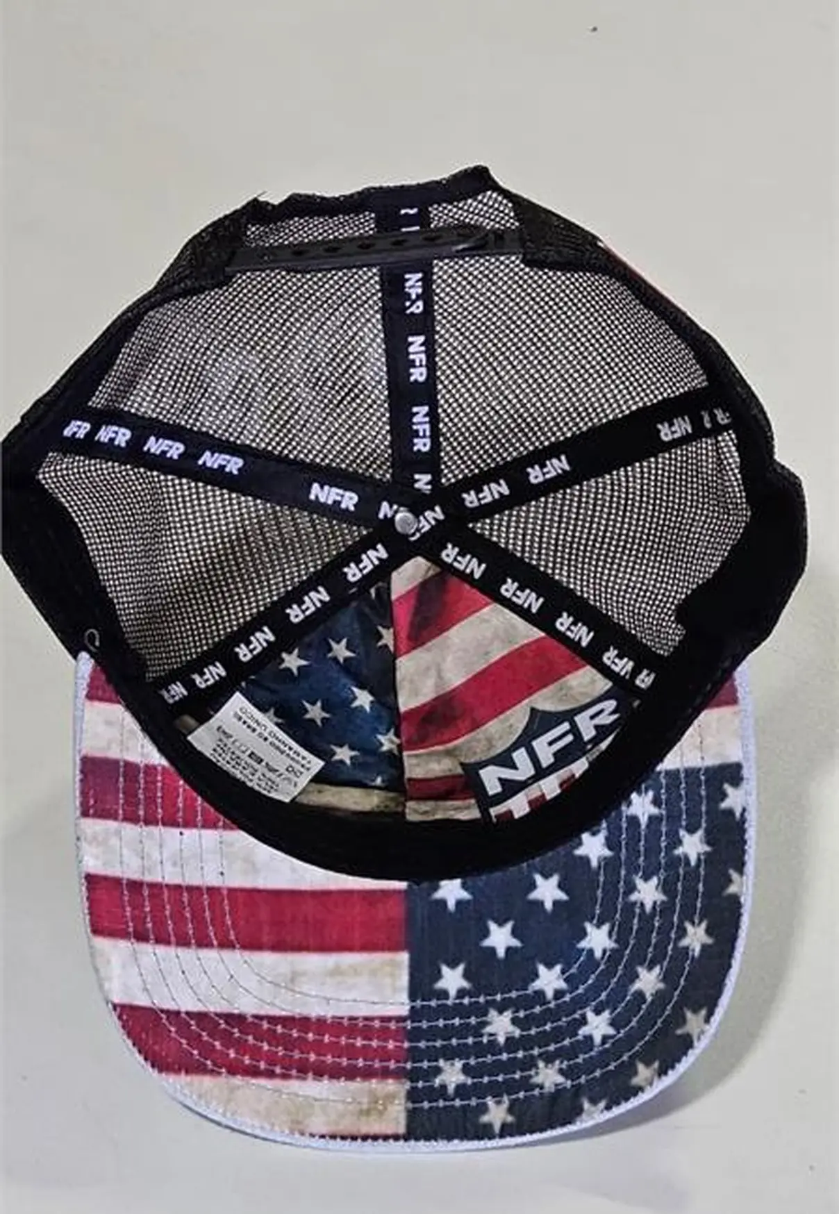 Boné Trucker NFR Cinza Mescla/Preto