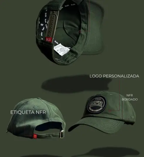 Boné Dad Hat NFR Heritage Green