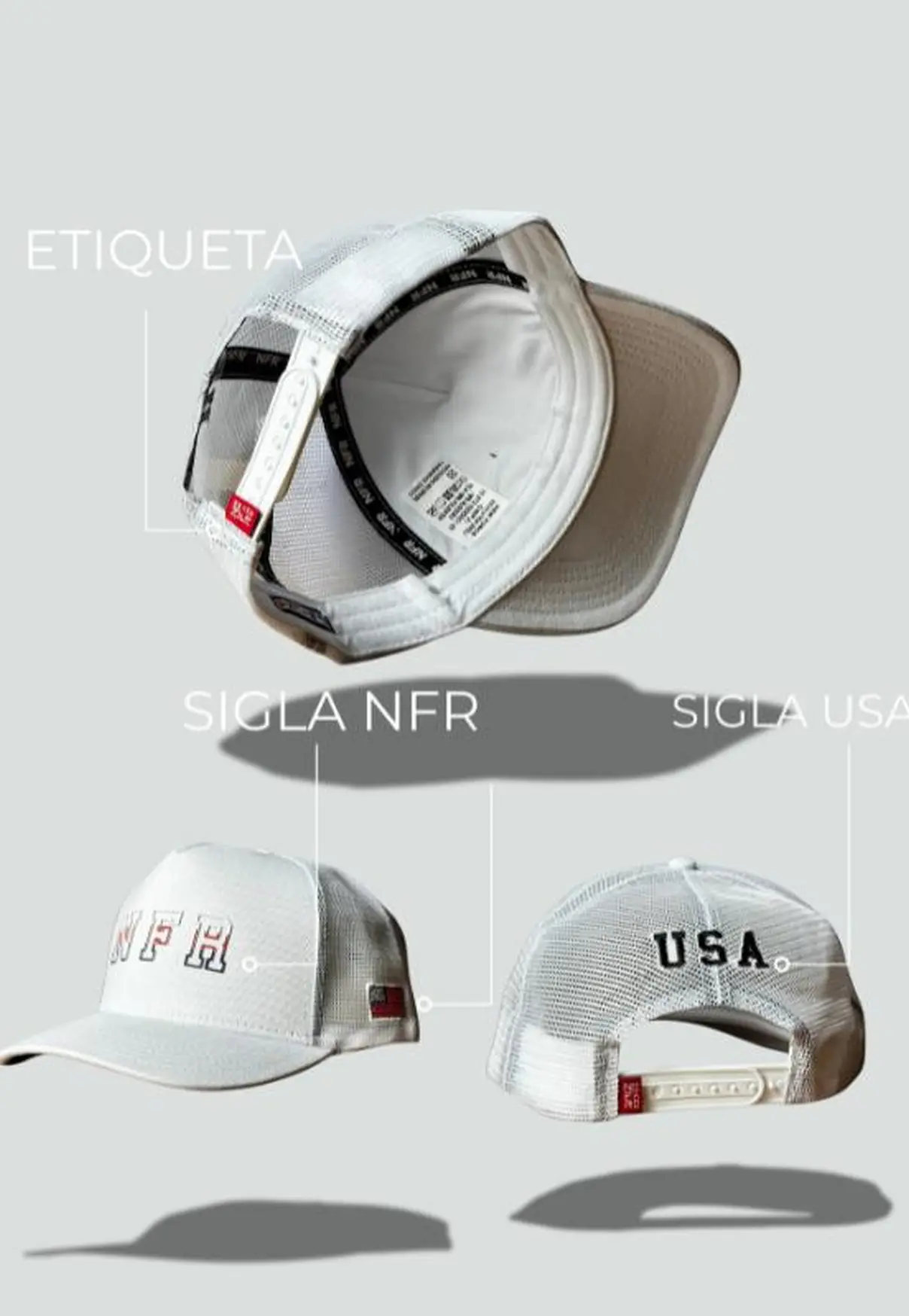 Boné Trucker NFR White